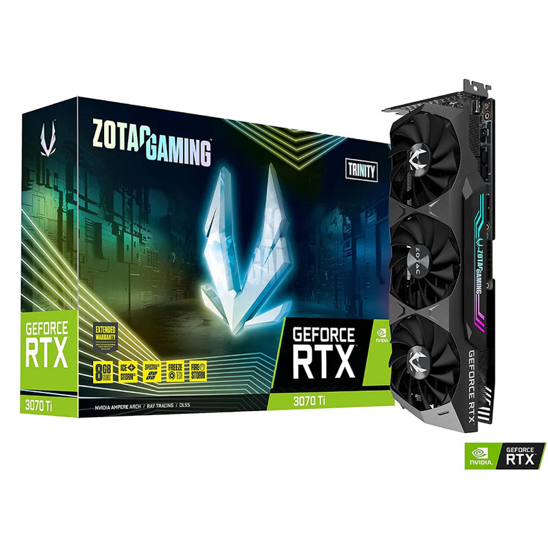 Zotac GeForce RTX 3070 Ti Trinity OC 8GB GDDR6X Graphics Card - كرت الشاشة